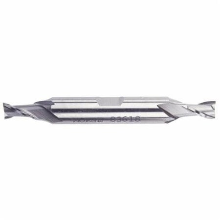 Morse End Mill, Center Cutting Double End Stub Length, Series 4563, 532 Cutter Dia, 234 Overall Leng 44314